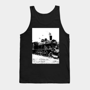 Riding the Rails - Vintage Steam Train Tank Top